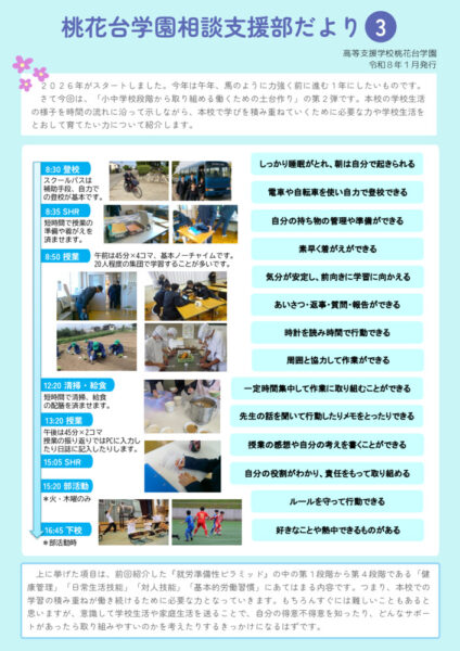 桃花台学園相談支援部だよりR7.NO3のサムネイル