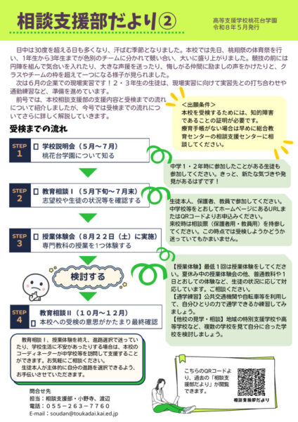 相談支援部だより②のサムネイル